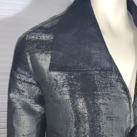 Caroline Rose Metallic Tonal Jacquard Women's Size Small - Picture 5 of 16
